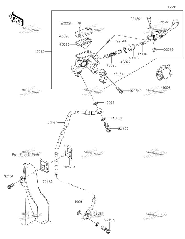 Front Master Cylinder