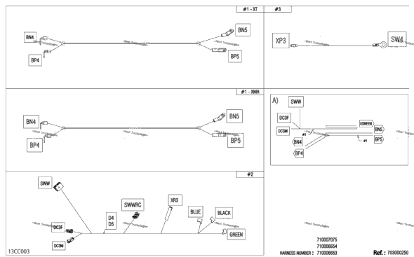 Electric - Winch Wiring Harness - 710006654