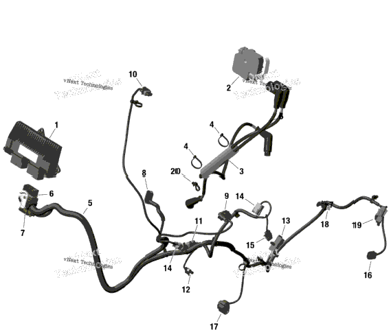Rotax - Engine Harness And Electronic Module