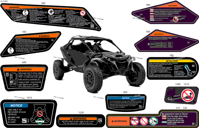 Body - Warning Decals