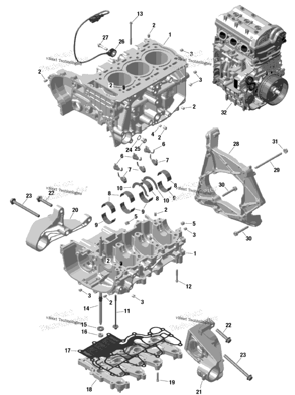 Rotax - Crankcase