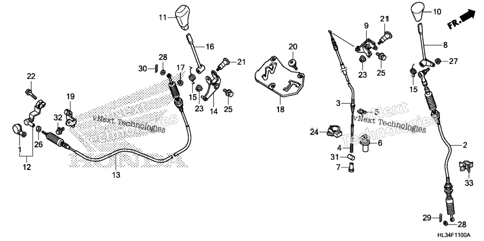 Shift Lever@Select Lever