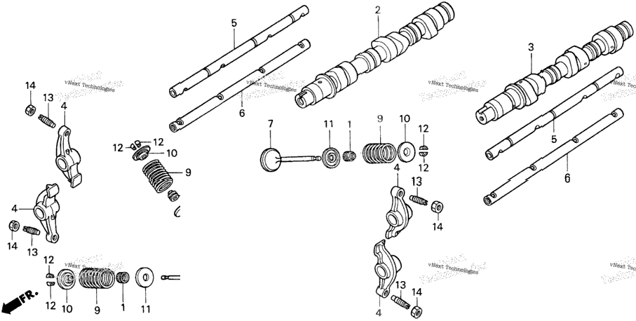 Camshaft + Valve