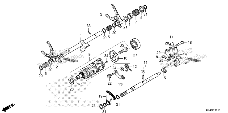 Gearshift Fork (Sub Transmission)