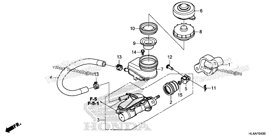 Front Brake Master Cylinder