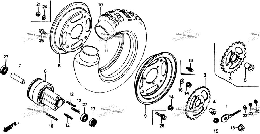 Rear Wheel