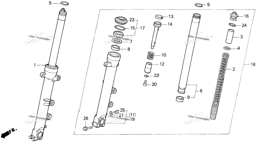 F2 Front Fork 91-94