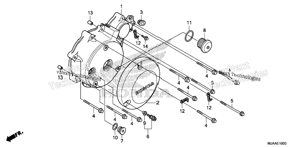 Left Crankcase Cover (1)