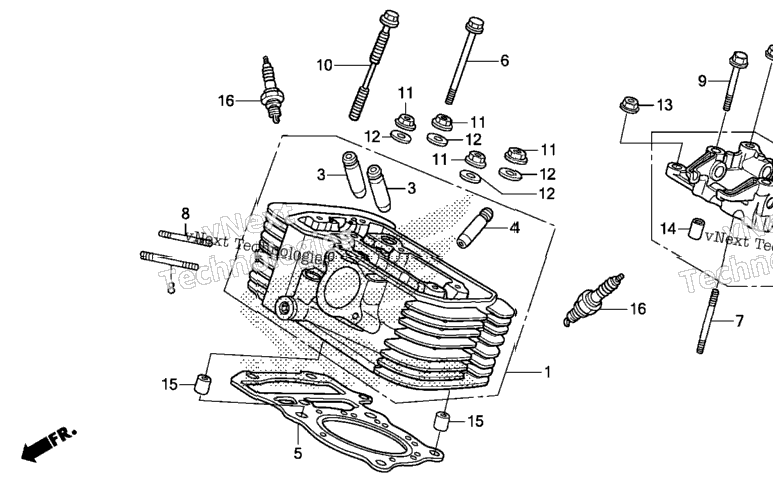 Rear Cylinder Head