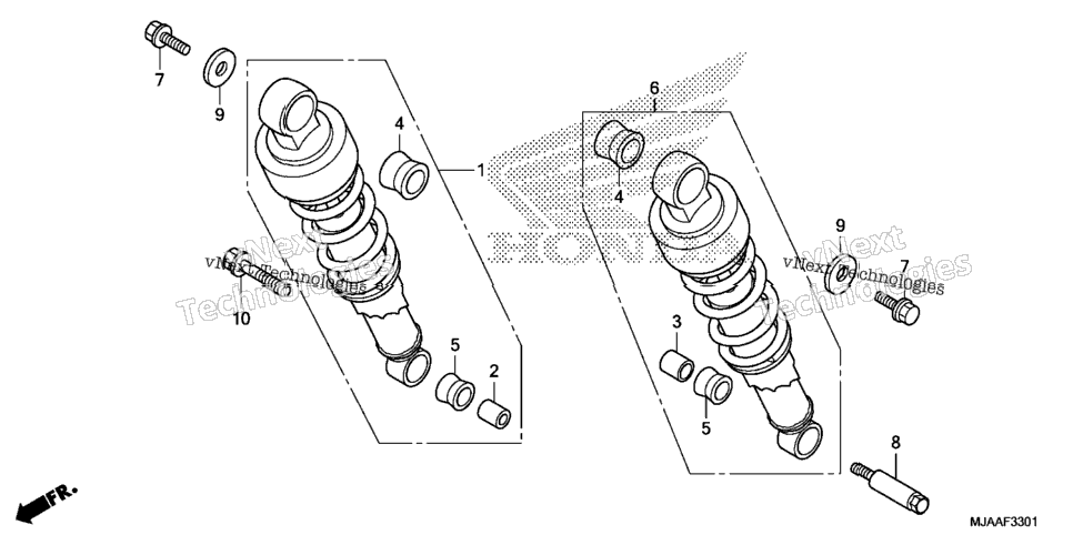 Rear Shock Absorber (2)