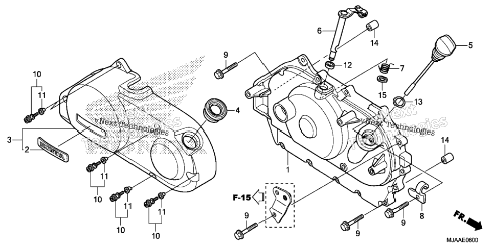 Right Crankcase Cover (1)
