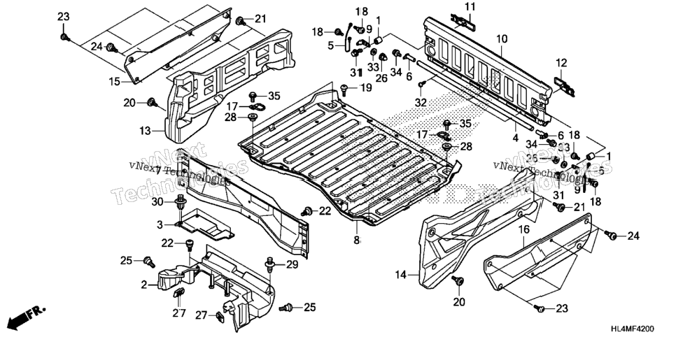 Bed Plate@Rear Gate (1)