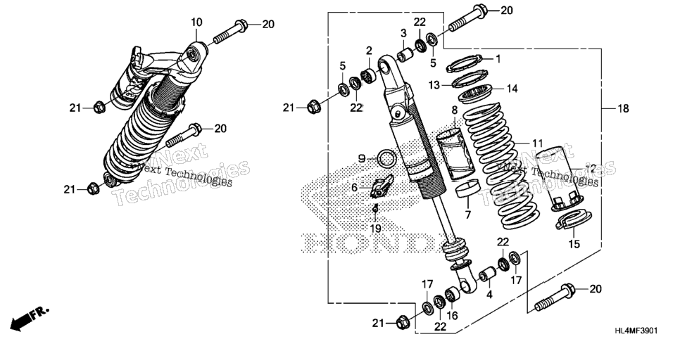 Rear Shock Absorber (2)