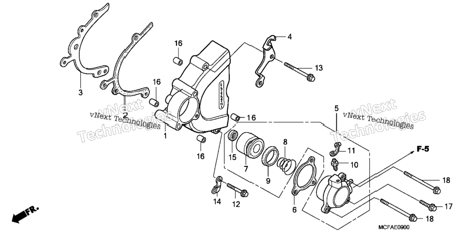Left Crankcase Cover