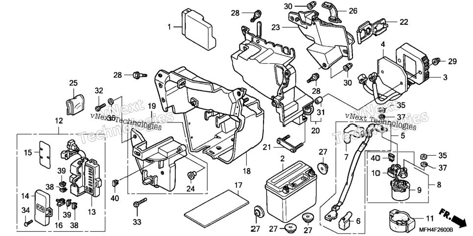 Battery + Battery Box