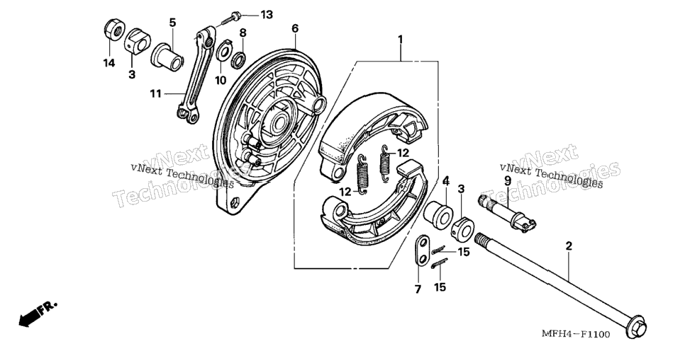 Rear Brake Panel