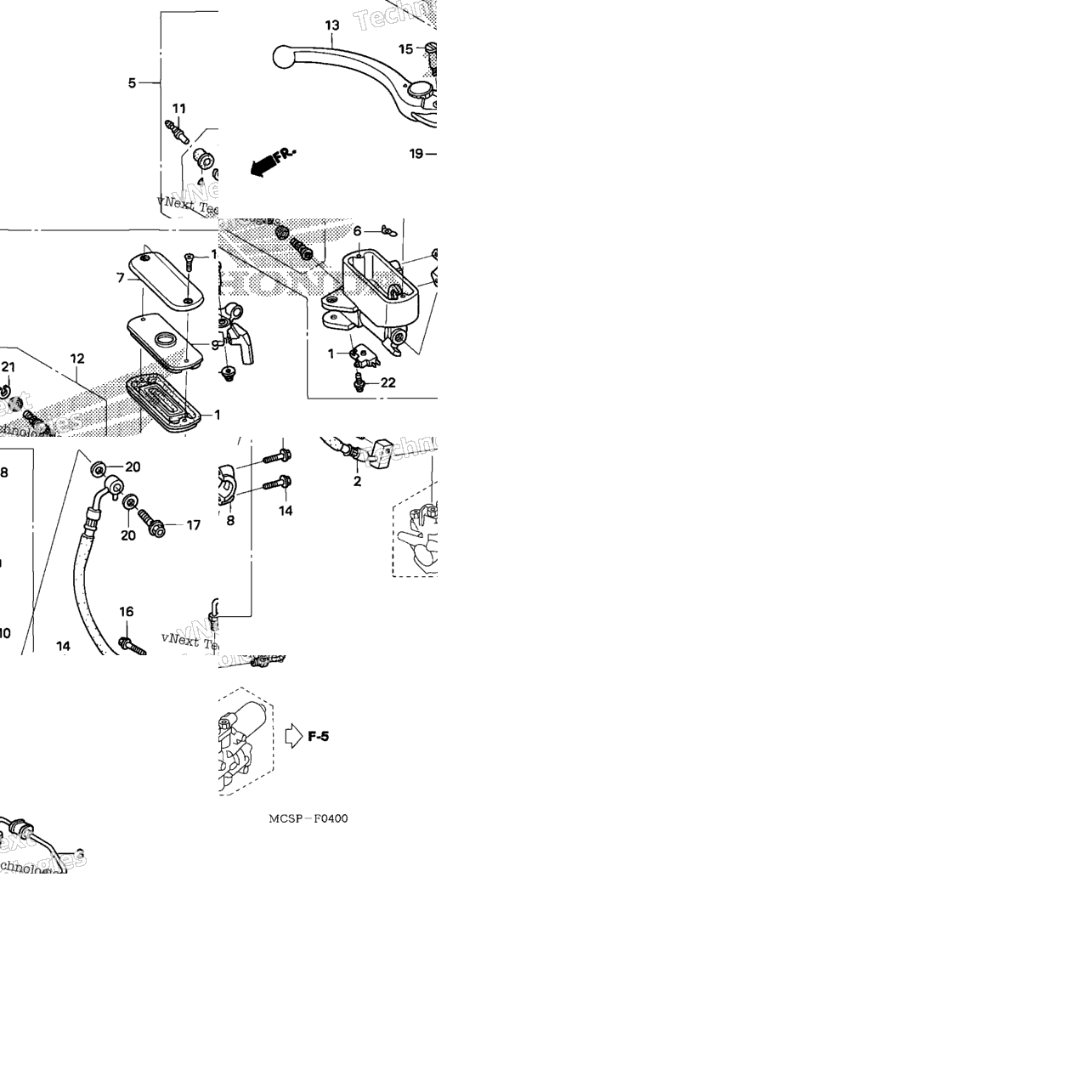 Front Brake Master Cylinder