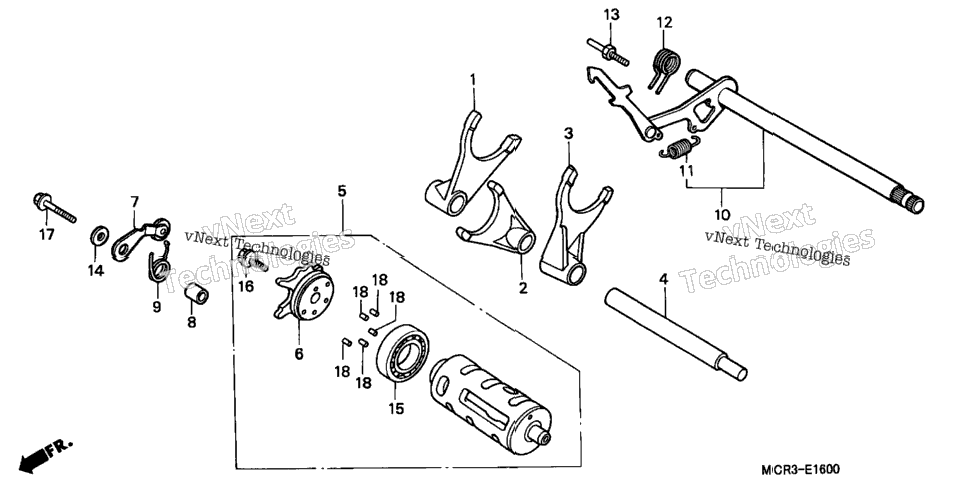 Gearshift Drum