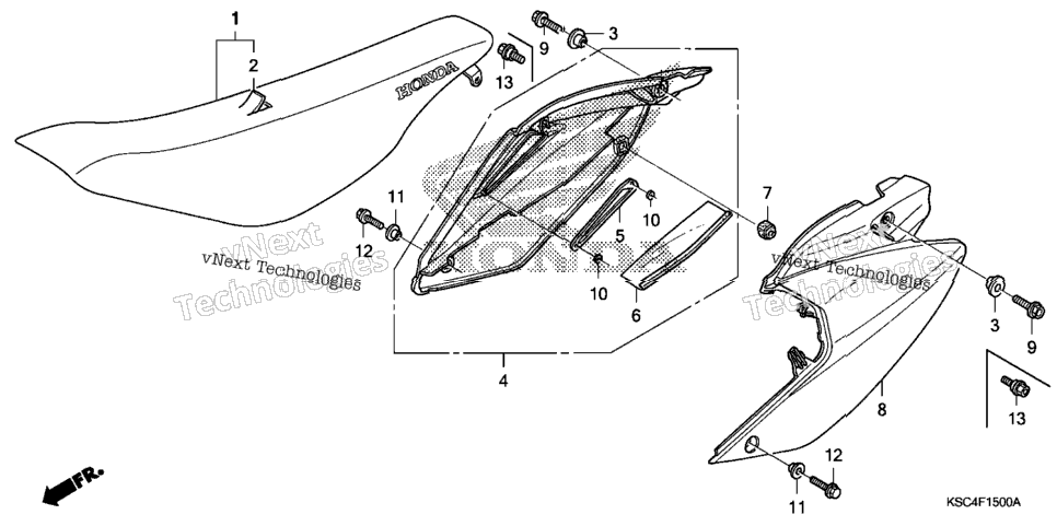 Seat + Side Cover