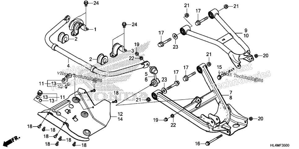 Rear Arm@Rear Stabilizer