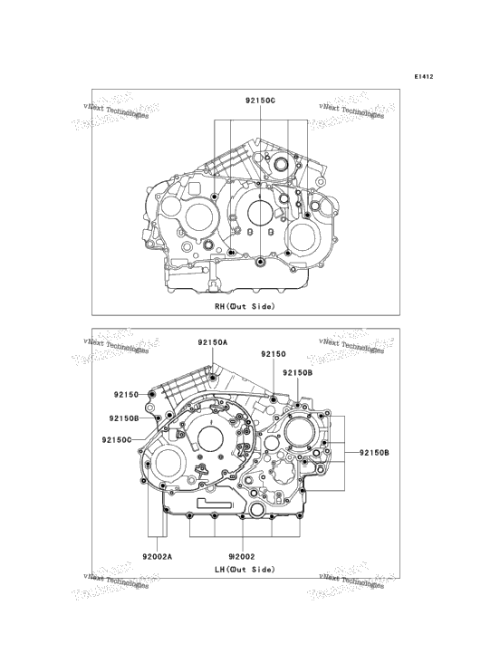 Crankcase Bolt Pattern