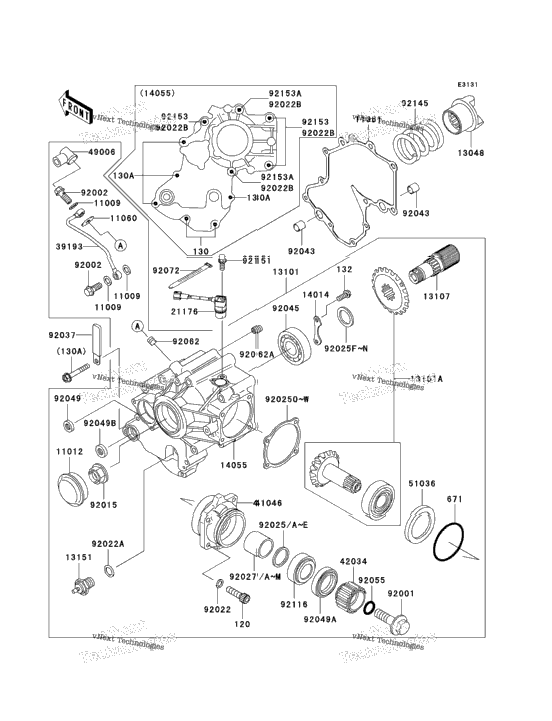 Front Bevel Gear