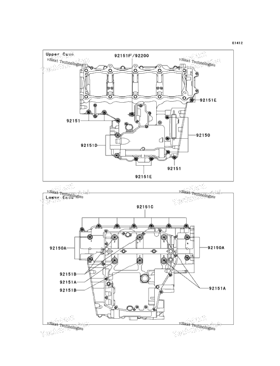 Crankcase Bolt Pattern