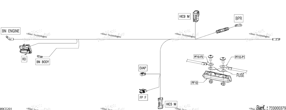 Electric - Voltage Regulator Wiring- 710008406