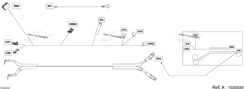 Electric - Winch Wiring Harness - 710008183