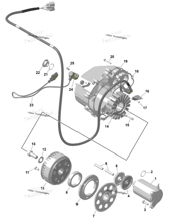 Rotax - Magneto And Electric Starter