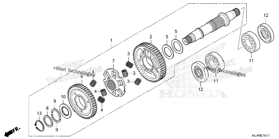 Final Driven Shaft