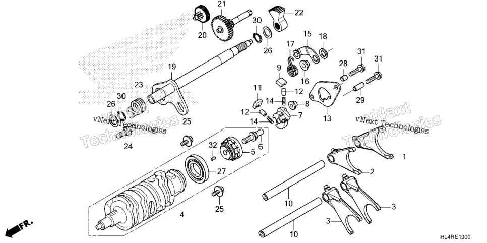 Gearshift Fork (Transmission)