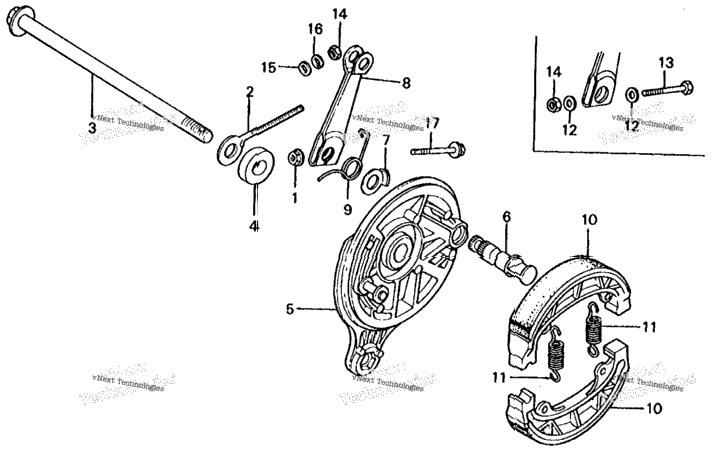 Rear Brake Panel
