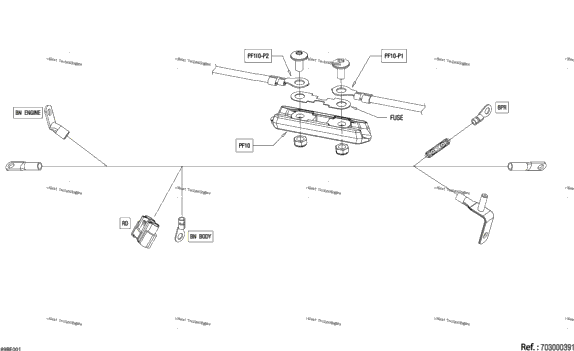 Electric - Voltage Regulator Wiring - 710008403