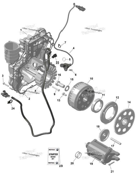 Rotax - Magneto And Electric Starter