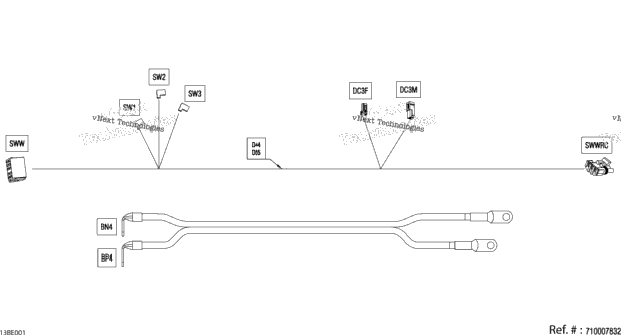 Electric - Winch Wiring Harness - 710007832