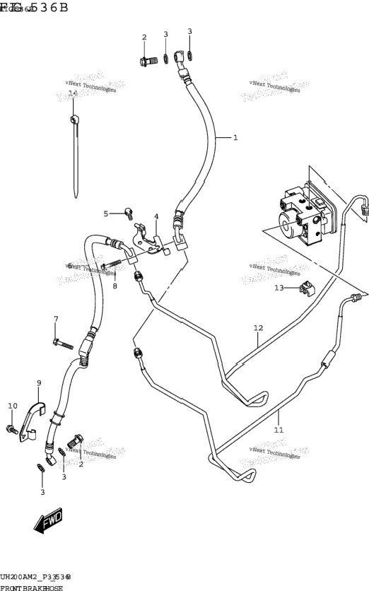 Front Brake Hose