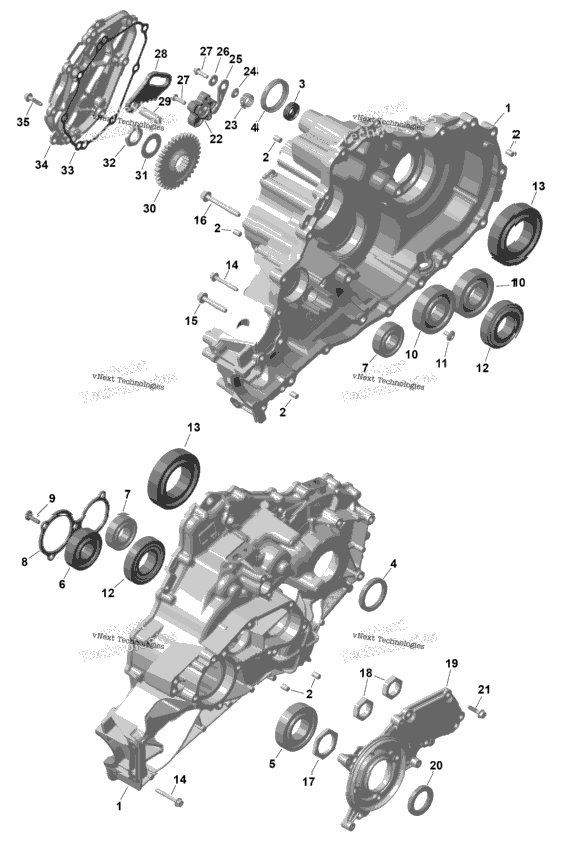 Rotax - Gearbox 1 - 420686509