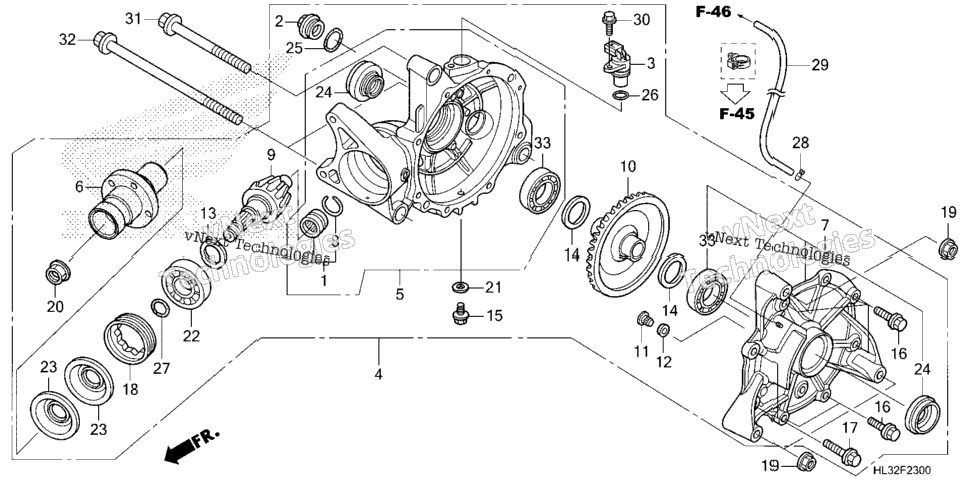 Rear Final Gear