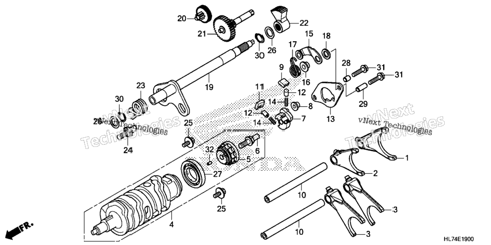 Gearshift Fork (1)