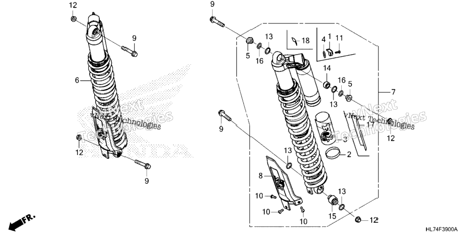Rear Shock Absorber (1)