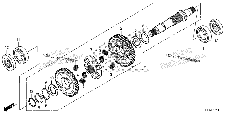 Final Driven Shaft