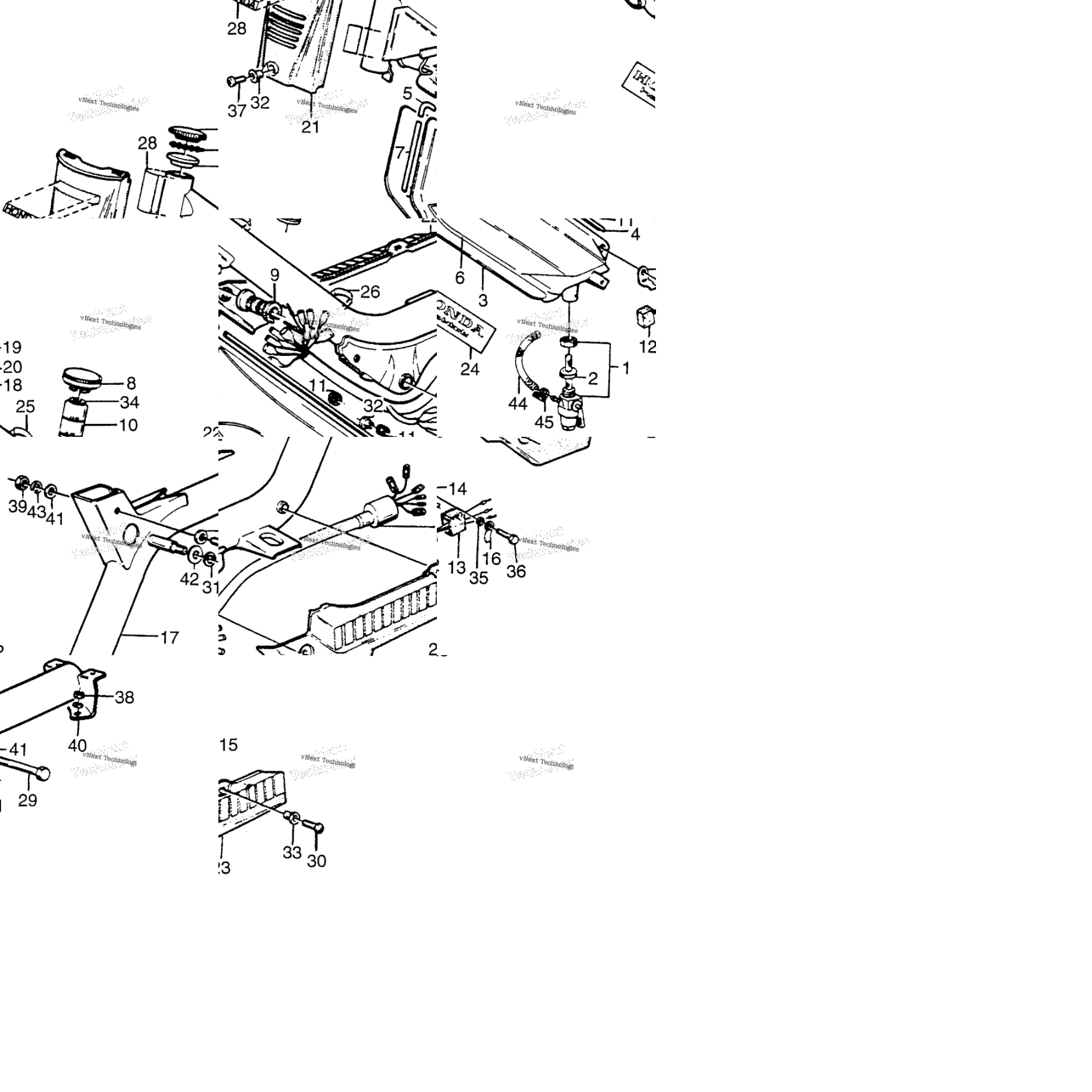 Frame + Fuel Tank + Wire Harness