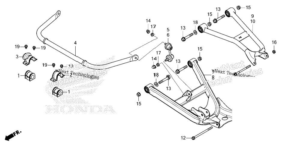 Rear Arm@Rear Stabilizer