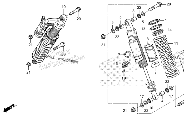 Rear Shock Absorber (2)