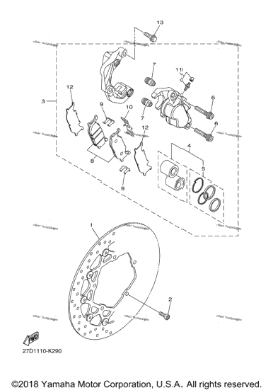 Front Brake Caliper