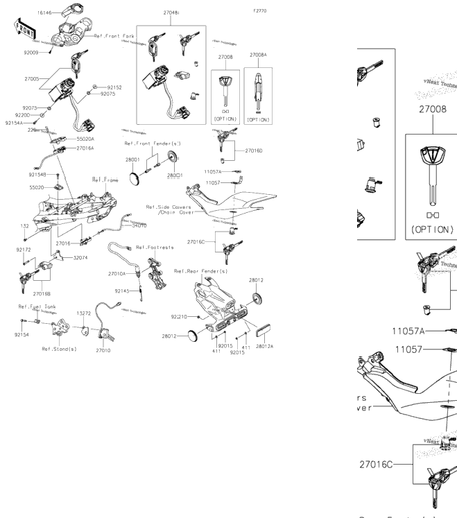 Ignition Switch/Locks/Reflectors