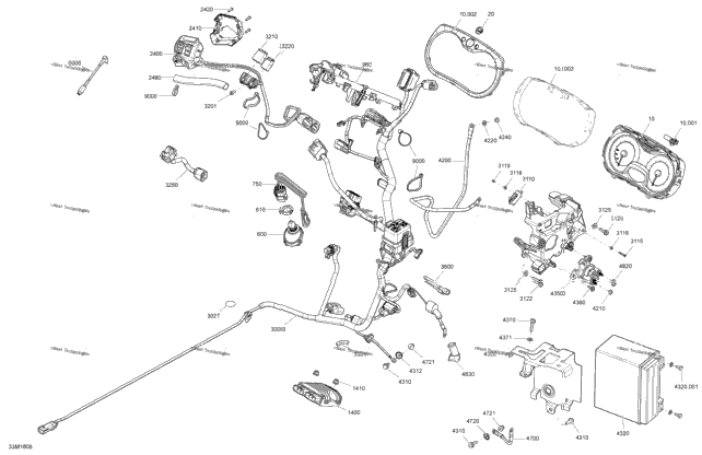 Electrical System Mxz, Renegade - 600 Ace