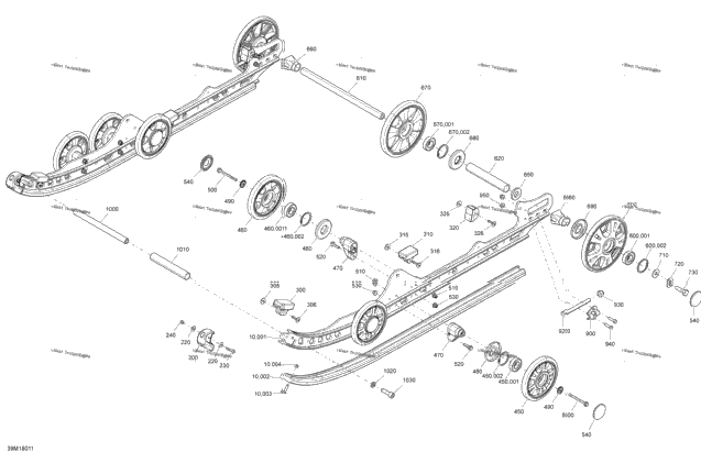 Rear Suspension Mxz - 600 Ace - Inferior