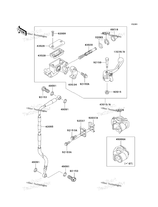 Front Master Cylinder